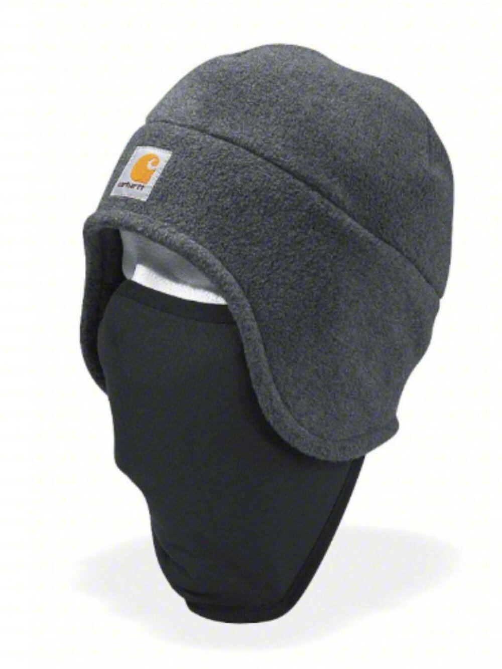 Carhartt Men's 2 in 1 Fleece Hat and Fold up Face Mask (One Size)